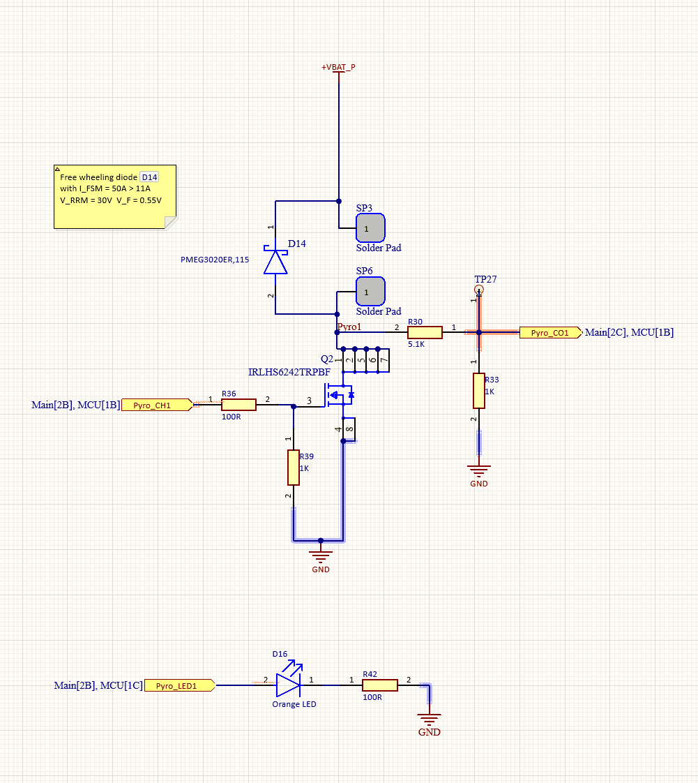 Pyro circuit schematic