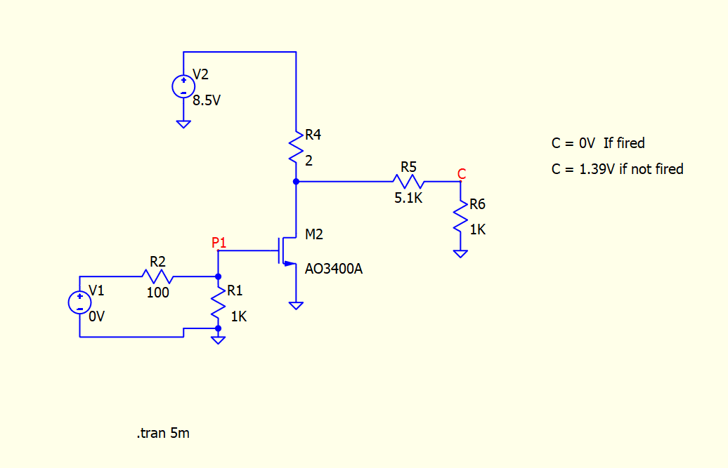 Pyro circuit simulation