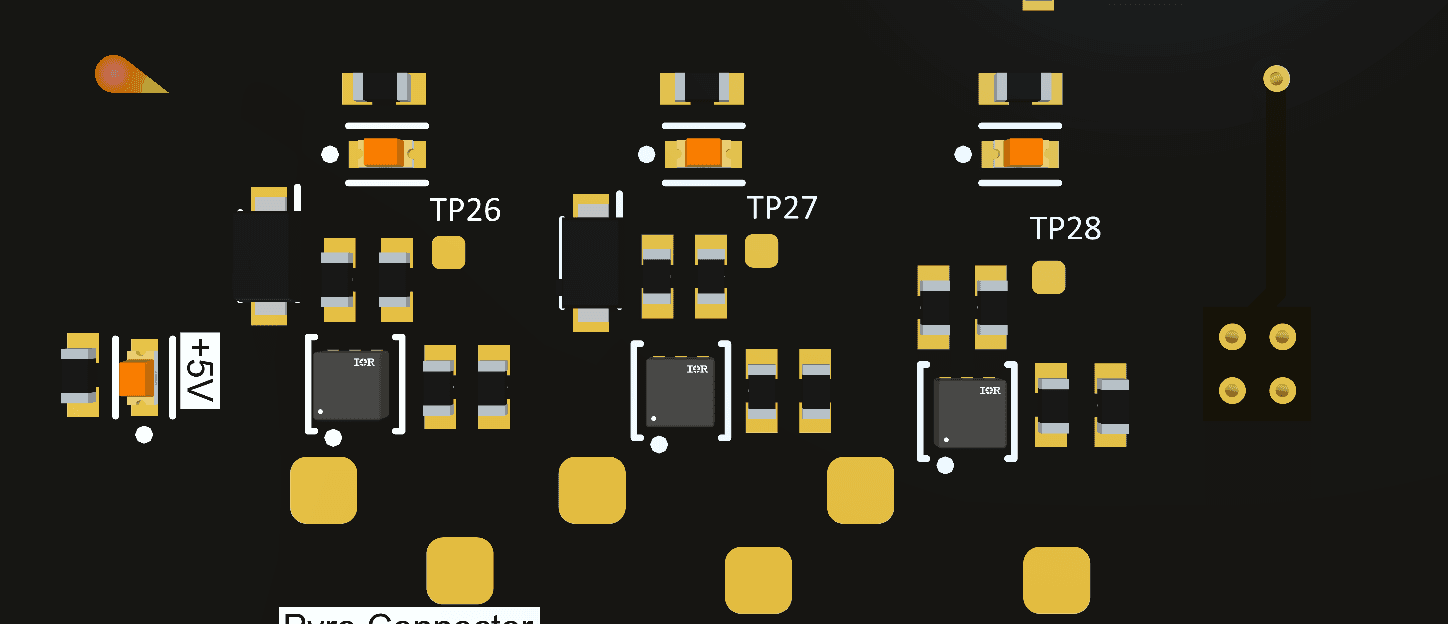 Pyro circuitry layout